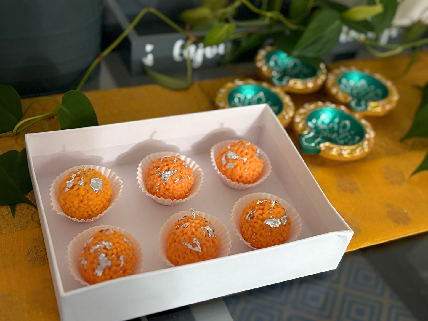 Motichoor Laddoo Candles
