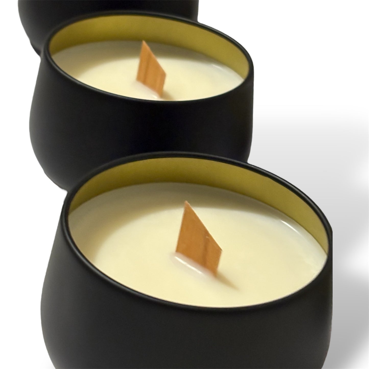 Blue Cedar Lavender - Soy wax container candle (4oz travel tin )