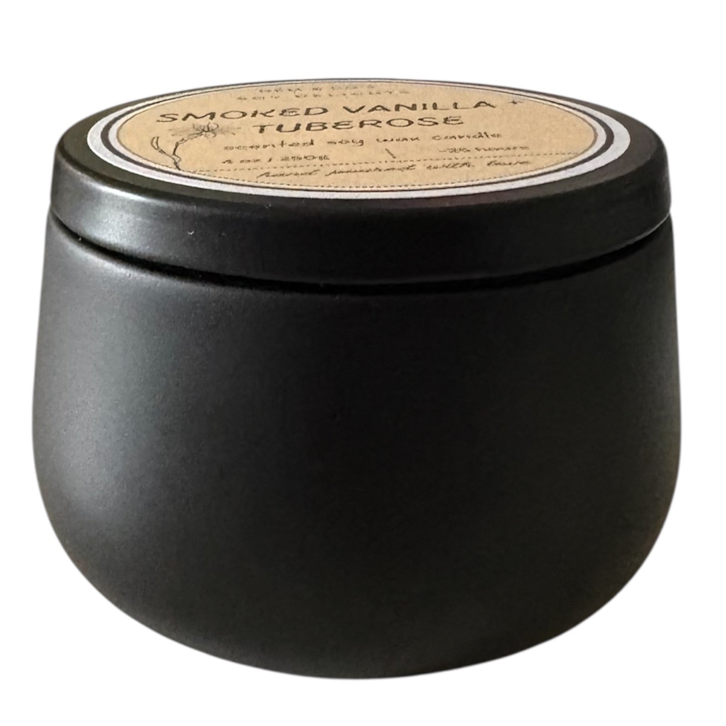 Vanilla Tuberose - Scented soy candle