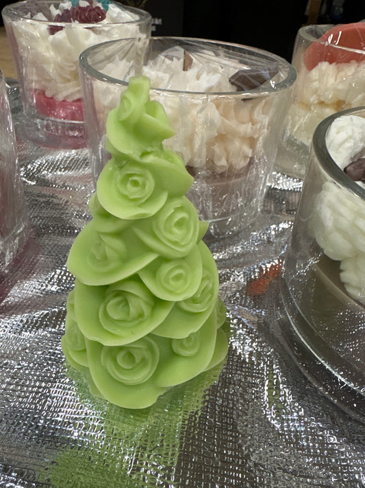 flowery holiday tree