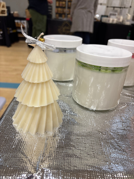 Large origami Christmas tree